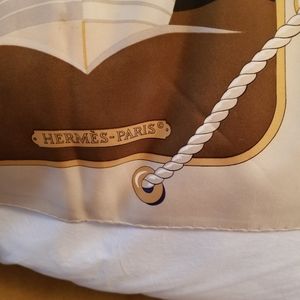 Hermes silk scarf